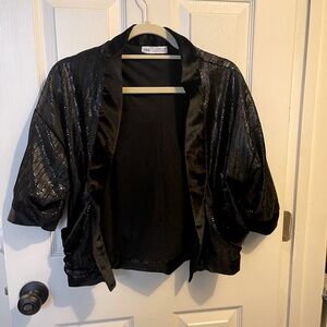 Zara Sequins Black Jacket